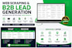 scrape websites and build targeted b2b lead lists