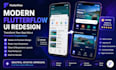 redesign your flutterflow app into a premium UI
