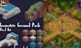 isometric pixel art tileset, tilemap game assets environment 8bit