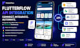 integrate any rest API firebase or supabase in flutterflow