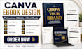 canva ebook, workbook, journal, PDF and lead magnet designs