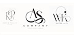 design modern wedding logo, monogram, and initials