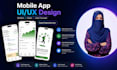 design modern mobile app UI UX in figma