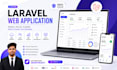 develop a custom laravel web application