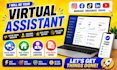 social media manager personal executive virtual assistant real estate data entry