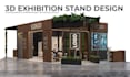 design a 3d exhibition stand and trade show booth