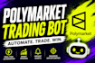 build polymarket trading bot python API websocket dashboard arbitrage scanning
