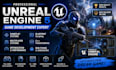 develop ue5 game multiplayer single player system game blueprint game code