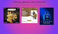 design modern social media posters