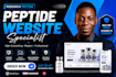 build fda compliant peptide website peptide wordpress website biotech website