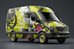 illustrate car wrap, truck wrap, van wrap design