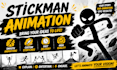 create 2d stickman animation, explainer videos, and animated presentation