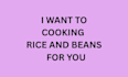 cook delicious rice and bean