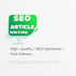 write SEO blog articles and website content