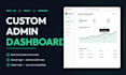build a custom admin dashboard with nextjs and react js