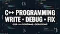 write, debug, and fix your cpp code