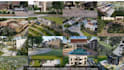 custom 3d backyard landscape design, front yard, garden, patio and pool