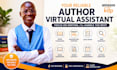 be author virtual assitant book publishing amazon kdp support web research