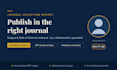 find the best journals to publish your research article