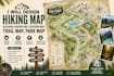 design hiking map outdoor adventure location trail map park map