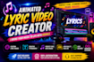 create awesome animated lyric video