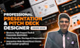 design custom technical pitch decks and master templates for startups