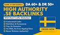write and publish guest posts on a unique swedish website