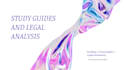 write legal study guides, summaries, and transcripts in spanish