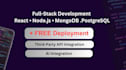 build ai integrated web app react nextjs nodejs mongodb postgresql