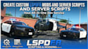 create custom lspdfr mods and server script