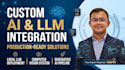 integrate custom ai, llms, and computer vision into your system