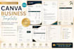 design editable canva invoice lathered design