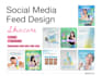 do social media feed design skincare