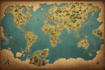 design a professional fantasy or historical map