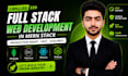 do full stack development in mern, nodejs, reactjs, production ready website