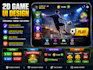 create stunning 2d game UI and mobile game assets