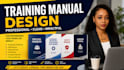 do interior book design for employee handbook, sop, company manuals, amazon kdp