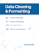 clean and format your excel or csv  files