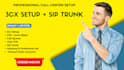 setup did number sip trunk vicidial 3cx ivr p1 bot auto dialer