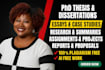 write and edit research,thesis,dissertation and case study
