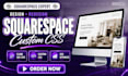 clone squarespace website design redesign squarespace build  fix squarespace CSS