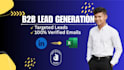 do targeted b2b lead generation and build valid email lists