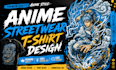 anime t shirt design