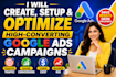 create, setup and optimize google ads campaigns