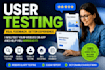 do app testing, website testing and andriod user testing