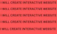 create static website animated website interactive website