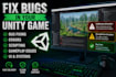 fix bugs in your unity game