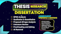 write and edit research,thesis,dissertation and case study