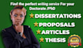 write and edit research,thesis,dissertation and case study