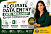 do data entry and data searching